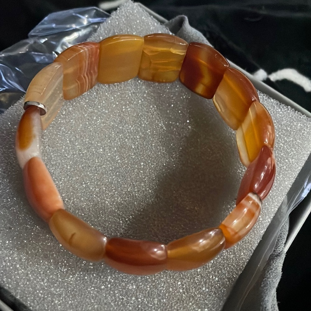 Carnelian Stretch Bracelet by Jay King - Picture 5 of 10